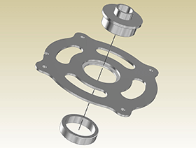 INCRA CleanSweep MagnaLOCK Porter-Cable Guide Bushing Ring