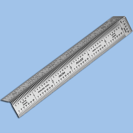 Incra Precision Bend Rules Metric 300mm by Incra