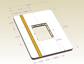 24" x 32" Center Mount Router Table Dimensions